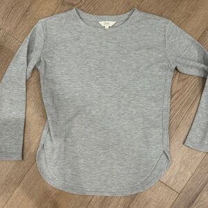 Bixby Nomad Girls Gray Long Sleeve Tee